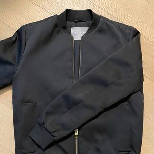 EVERLANE silky padded bomber jacket